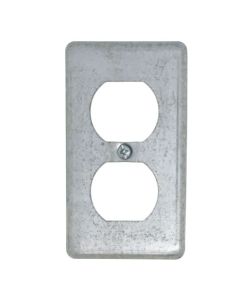 FLAT, TWO DUPLEX RECEPTACLE COVER