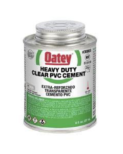 8-OZ HEAVY DUTY CLEAR PVC CEMENT