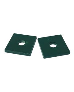 3/8" GREEN SQUARE WASHER